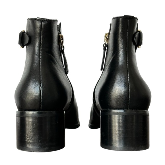 Cole Haan Haidyn‎ Block Heel Buttery Leather Ankle Booties in Black Size 7 - Picture 2 of 7